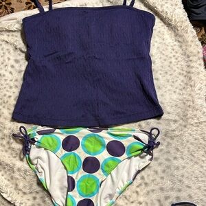 Tankini & Bikini Bottom Coordinated Set